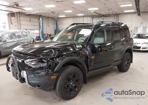 2025 Ford Bronco Sport Badlands from USA, damaged, VIN 3FMCR9DA7SRE36384